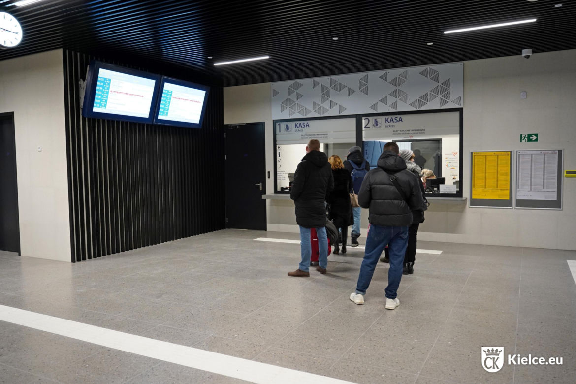 Zmodernizowany dworzec PKP Kielce Główne