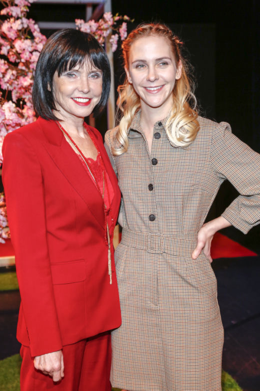 Marianna Janczarska i Ewa Błaszyczk na premierze spektaku w 2019 roku