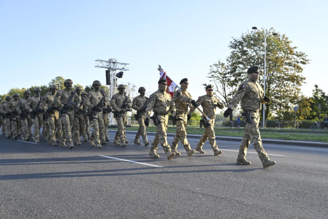 Próba generalna defilady wojskowej w Warszawie