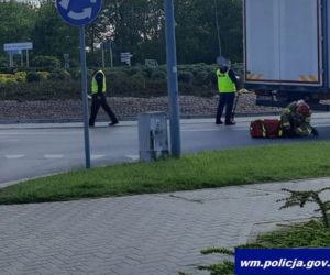 Tir ciągnął za sobą kobietę! Makabryczny wypadek w Mrągowie [ZDJĘCIA].