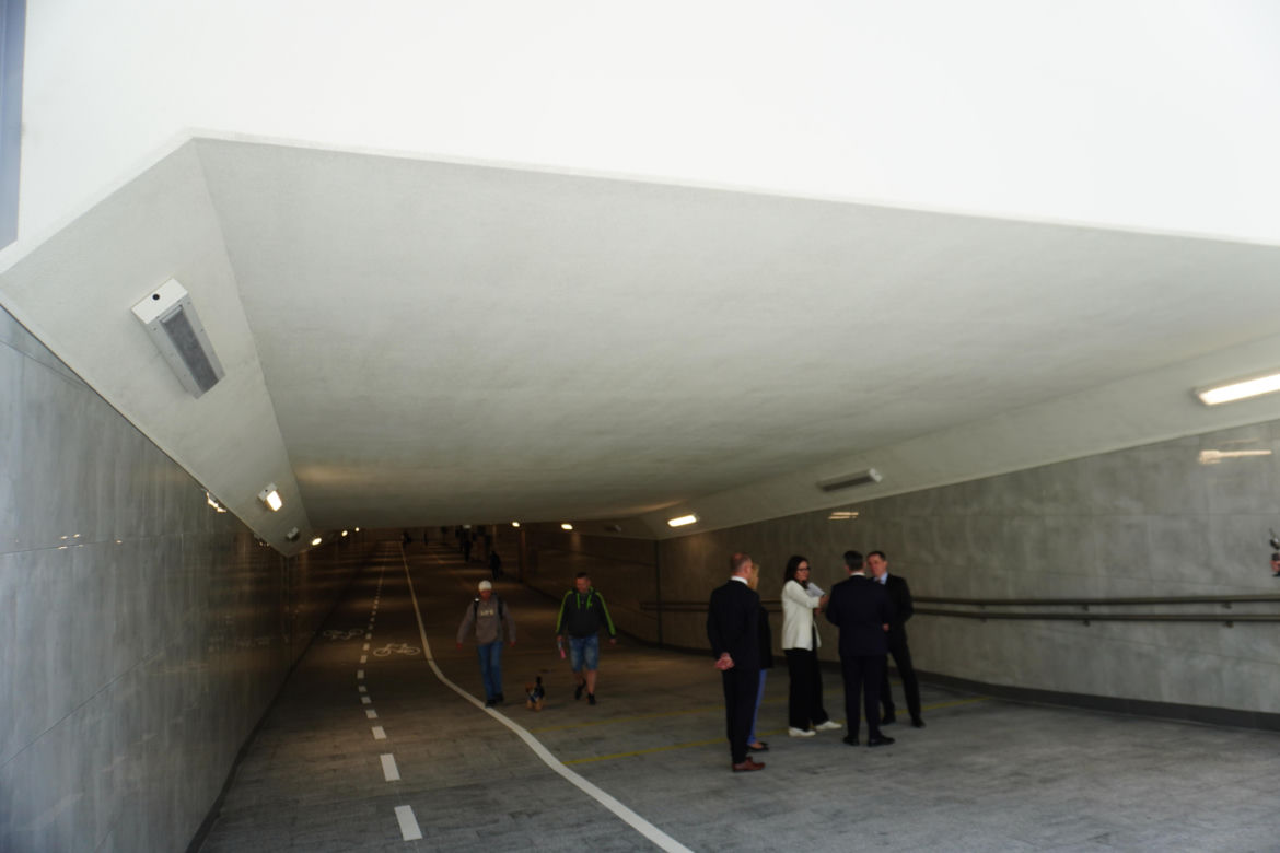 Tunel pieszo-rowerowy przy dworcu PKP w Białymstoku