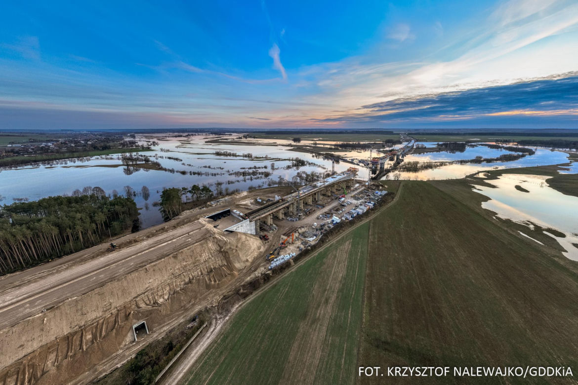 Obwodnica Łomży: Most nad Narwią, najdłuższy w Podlaskiem