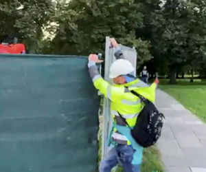 Złodziej na budowie. Połasił się na narzędzia