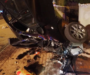 Spowodował wypadek i uciekał pieszo