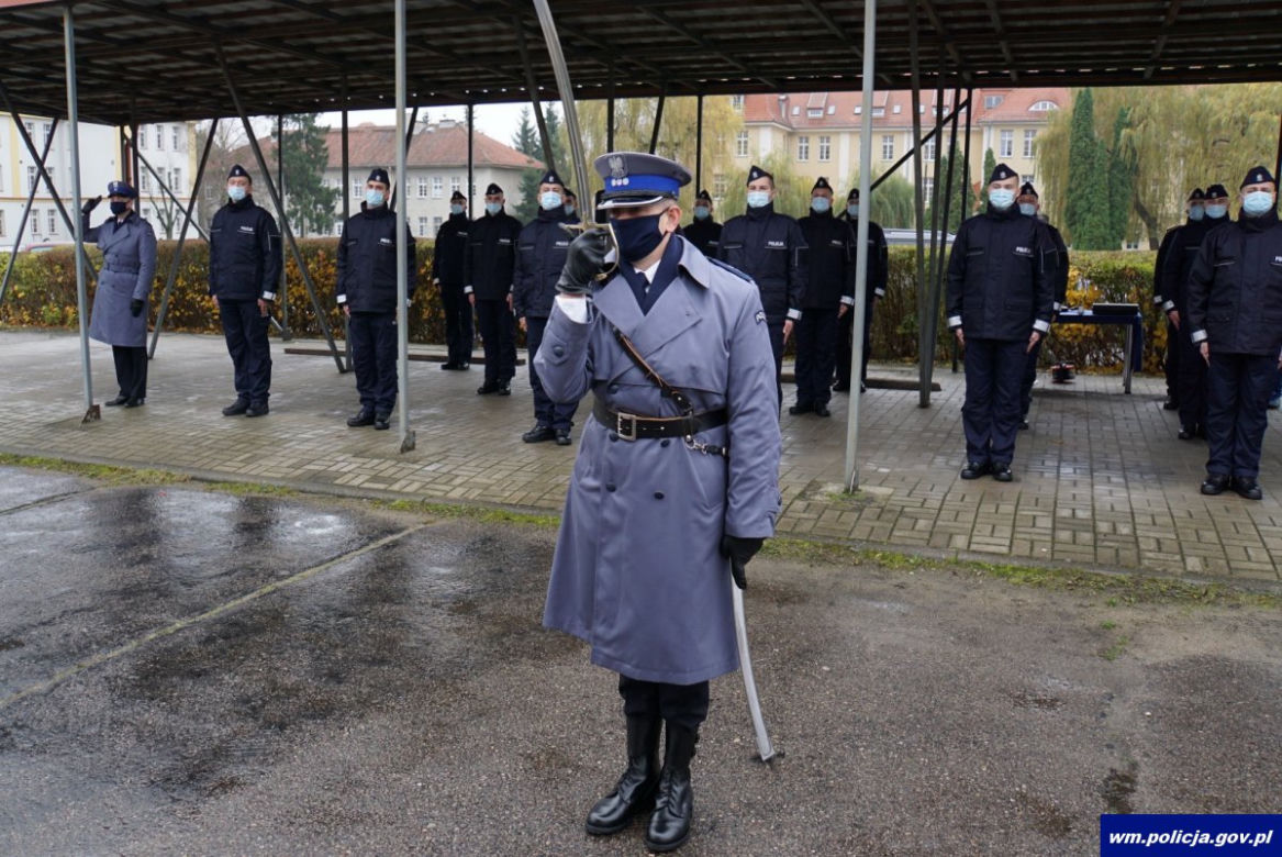 Nowi policjanci na Warmii i Mazurach
