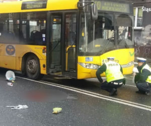 Naćpany kierowca autobusu potrącił pieszą