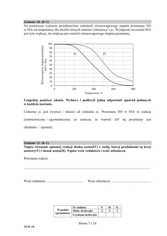 Matura 2020 ARKUSZE CKE: Chemia
