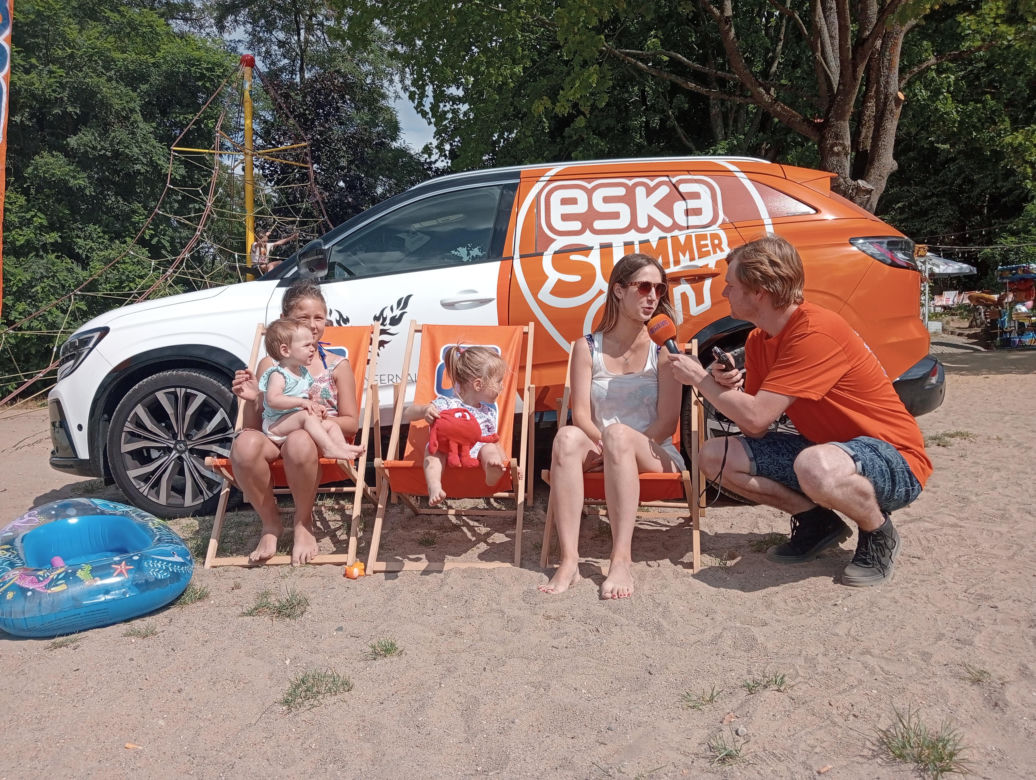 Eska Summer City Olsztyn. Pomarańczowa ekipa na Plaży Miejskiej