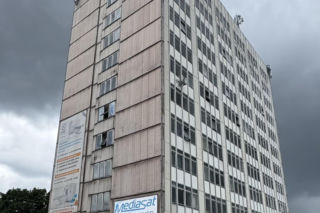 Budynek przy Teatralnej 9 w Sosnowcu - widok przed remontem