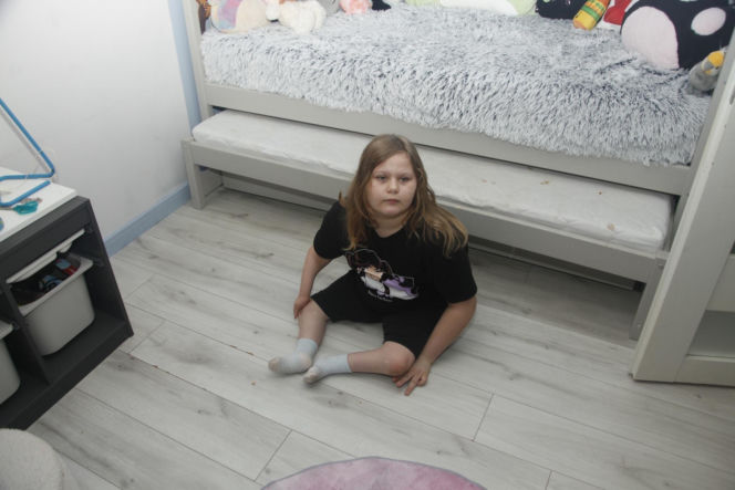 Czołgam się, bo nie mamy na ortezy