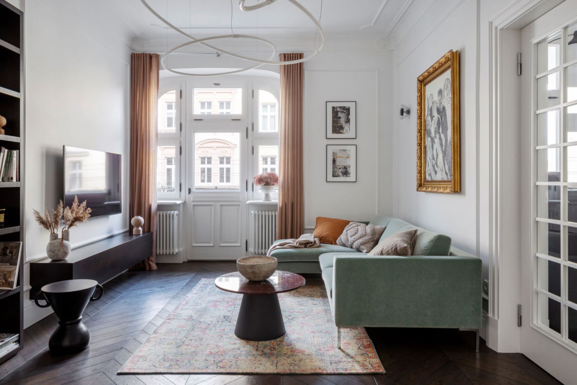 Poznańskie mieszkanie w stylu paryskiego apartamentu