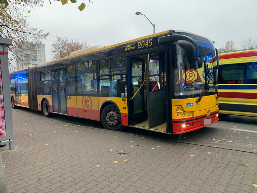 Dantejskie w autobusie. Kilkoro dzieci rannych po gwałtownym hamowaniu