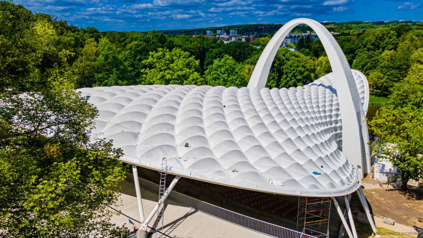 Modernizacja Teatru Letniego w Szczecinie - czerwiec 2022