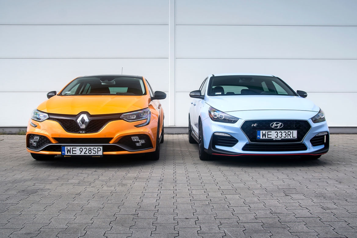 Renault Megane R.S. 1.8 TCe 280 KM EDC vs. Hyundai i30 N Performance 2.0 T-GDI 275 KM