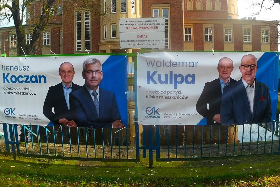 Przedwyborcza "baneroza" w Szczecinie