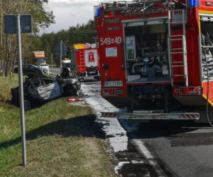 Tragiczny finał ucieczki przed policją. Auta stanęły w ogniu, zginęły dwie osoby