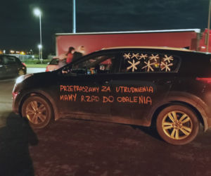 Samochodowy Strajk Kobiet w Kaliszu