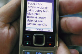 SMS od Jacka Kurskiego