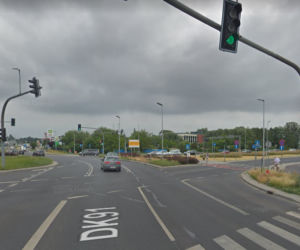 Skrzyżowanie ul. Grudziądzkiej z Trasą im. Władysława Raczkiewicza
