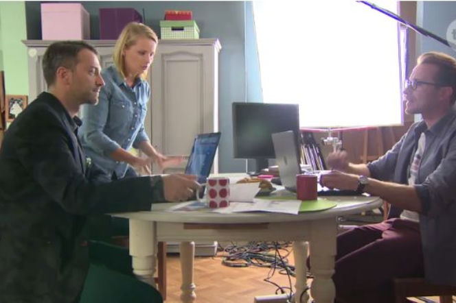 Singielka 2 sezon. Elka (Paulina Chruściel), Konrad (Paweł Ciołkosz), Mikołaj (Filip Bobek)