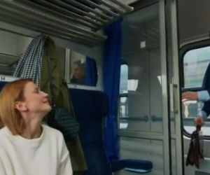 Barwy szczęścia, odcinek 1704, Marta (Katarzyna Zielińska), Krzepiński (Marek Kossakowski)