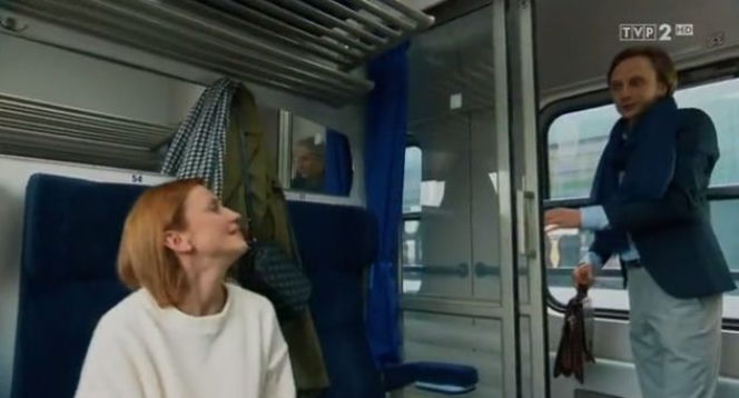 Barwy szczęścia, odcinek 1704, Marta (Katarzyna Zielińska), Krzepiński (Marek Kossakowski)