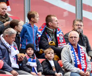 Zdjęcia kibiców i zawodników z derbów Górnego Śląska