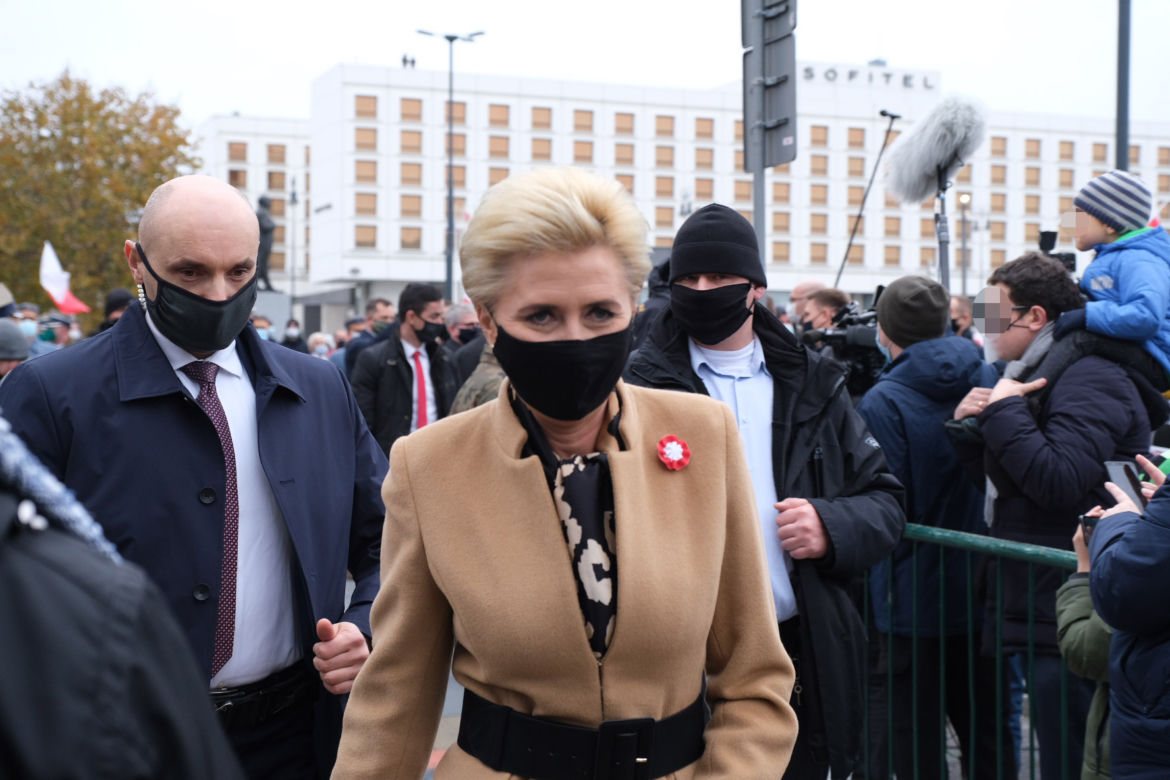 Agata Duda na Święcie Niepodległości