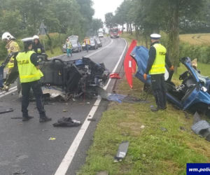 Tragiczny wypadek na trasie Giżycko - Węgorzewo