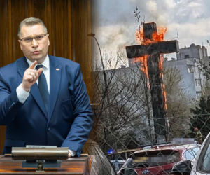 Czarnek zabrał głos po pożarze krzyża w Warszawie. Nie ma wątpliwości