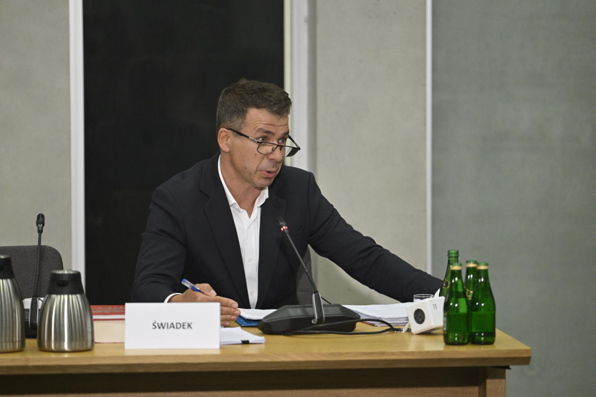 Ernest Bejda przed komisją ds. Pegasusa