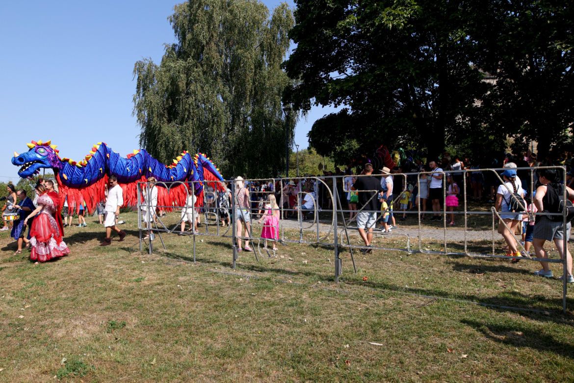 Parada smoków w Będzinie 