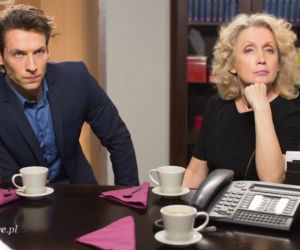 Na dobre i na złe odc. 554. Karen Zamenhoff (Elżbieta Słoboda), Kris (Bartosz Waga)