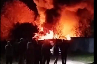 Katastrofa rosyjskiego bombowca. Tu-95 rozbił się i stanął w ogniu. Zginęło 6 osób