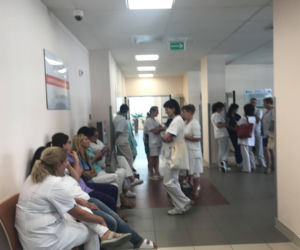 RAPORT: Strajk w SPSK 4 w Lublinie. Pierwszy dzień nie przyniósł porozumienia