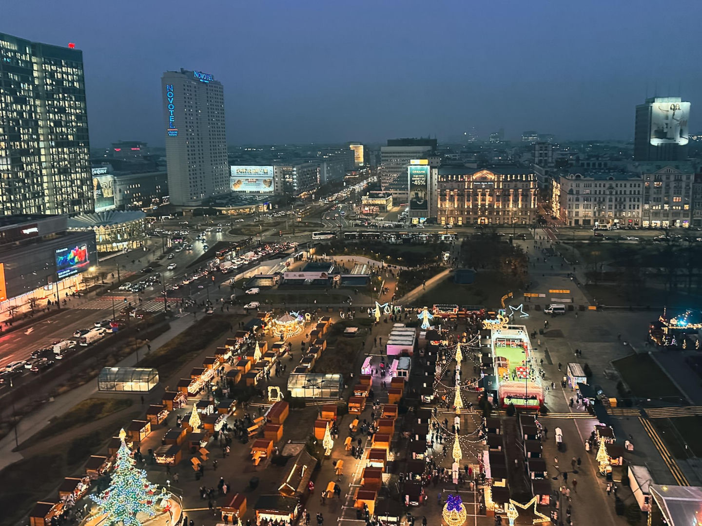 Centrum Warszawy i Jarmark Warszawski