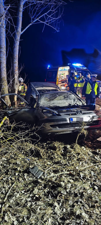 Obice. Śmiertelny wypadek kobiety i mężczyzny. Znaleźli ich policjanci [ZDJĘCIA].
