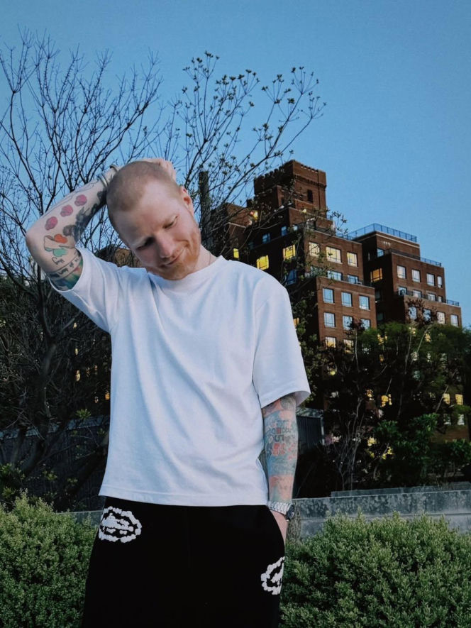 Ed Sheeran ogolił głowę