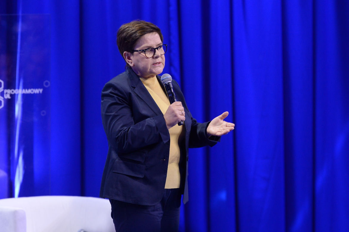 Beata Szydło na konwencji PiS
