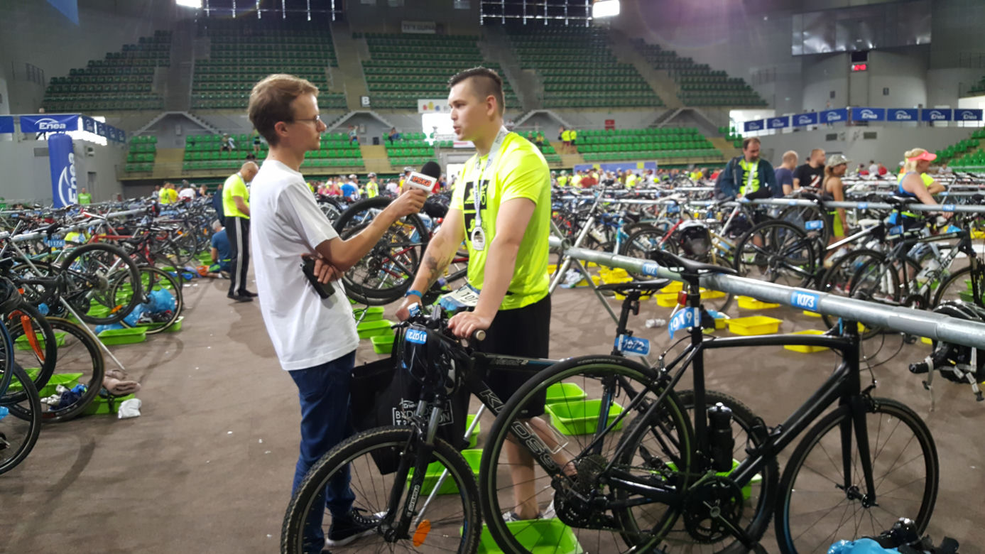 Patrol ESKA Summer City kibicował zawodnikom Enea Bydgoszcz Triathlon