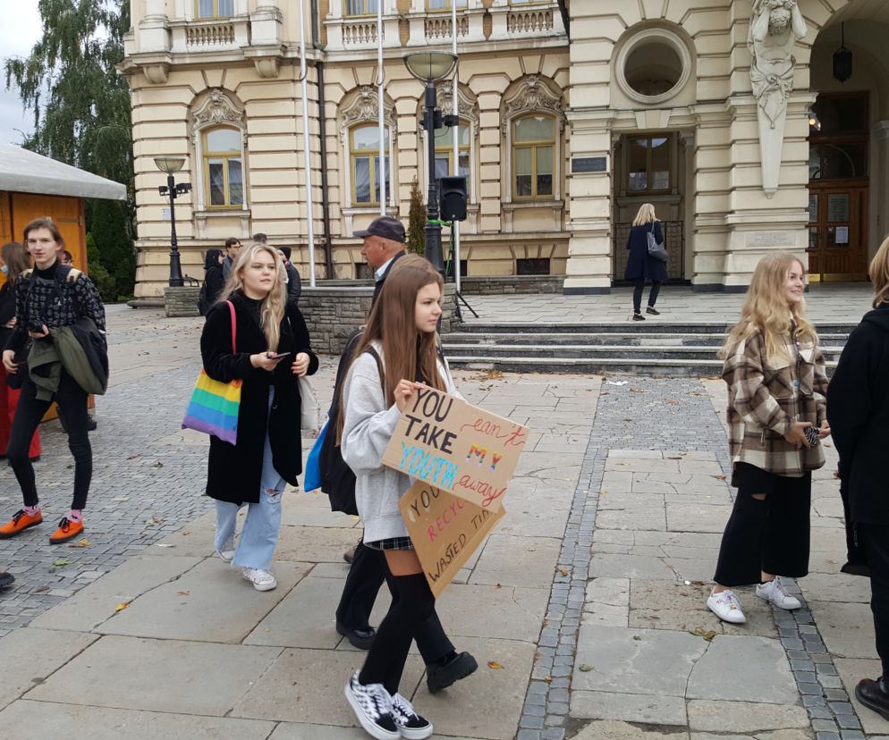 Młodzieżowy Strajk Klimatyczny w Nowym Sączu