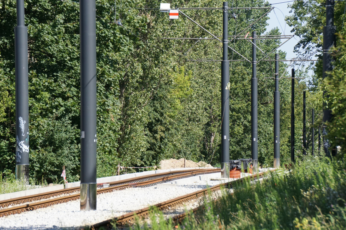 Budowa nowego torowiska na ul. Perłowej w Bydgoszczy 