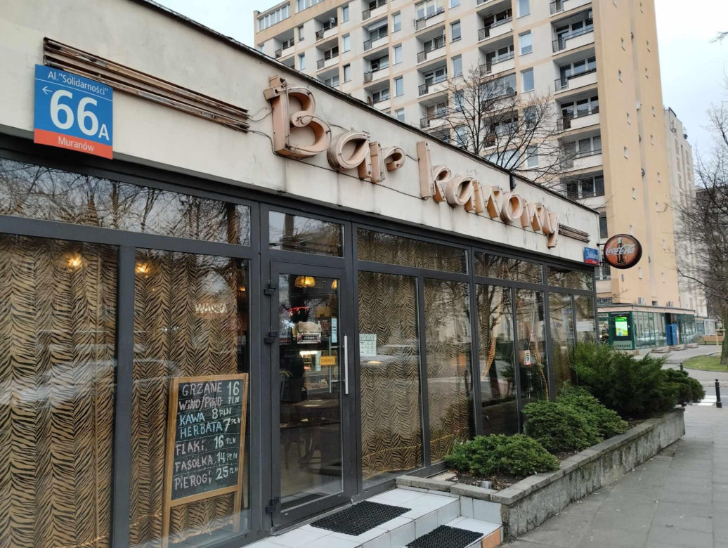 Bar Kawowy przy alei "Solidarności" 