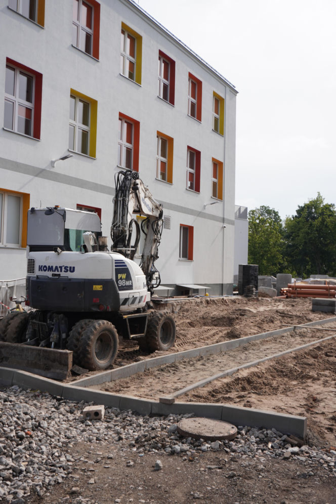 SP 215 na Pradze w remoncie