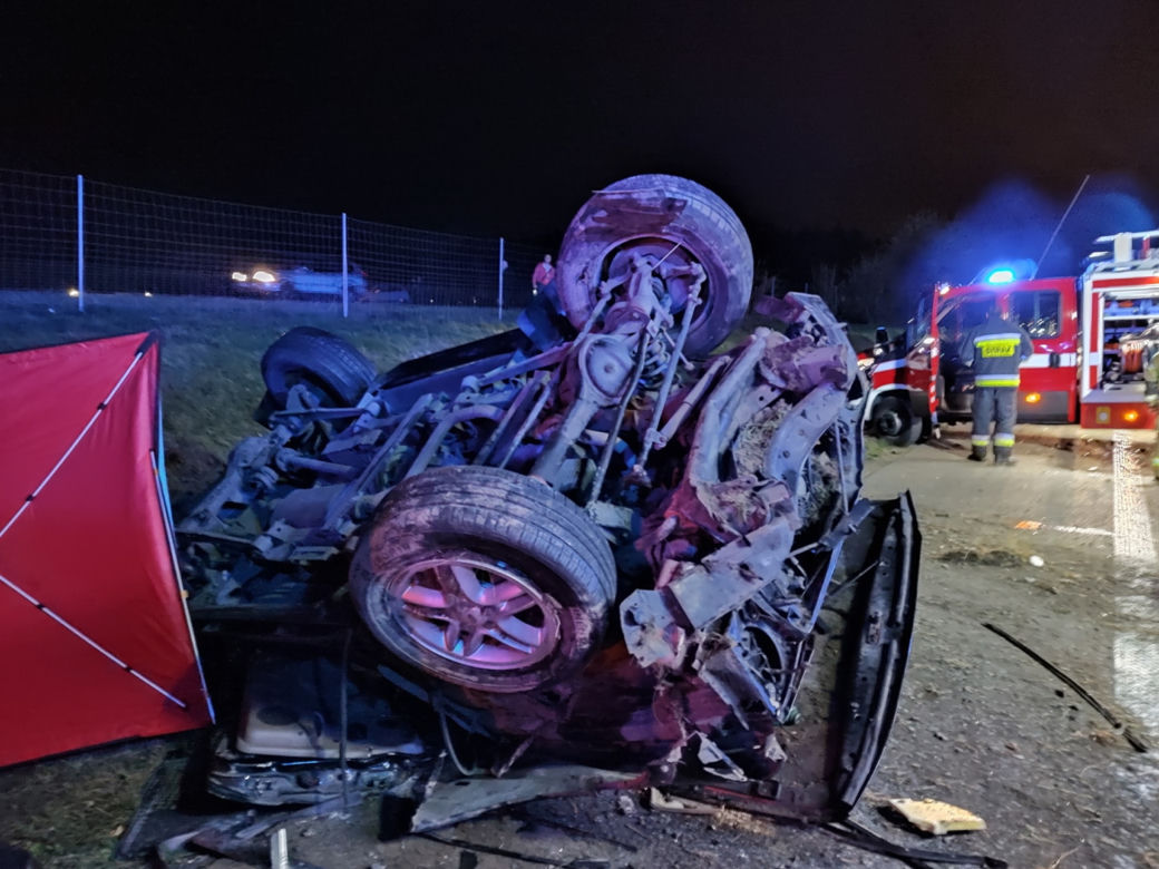 Makabra na S8. Nie żyje 30-letni Szwed
