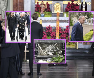 Poruszające zdjęcia z pogrzebu Andrzeja Olechowskiego. Wielu żałobnikom umknął jeden fakt z jego przeszłości