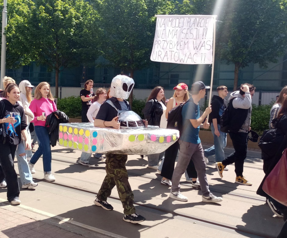 Korowód studencki rozpoczyna Juwenalia Śląskie 2025 w Katowicach