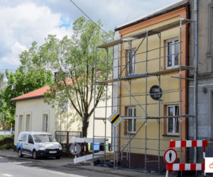 Pierwszy mural już cieszy oko! Zobacz jak wygląda piękna ozdoba zabytkowej kamienicy 