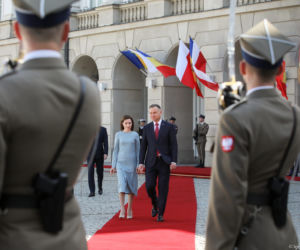 Prezydent Duda spotkał się z prezydent Mołdawii