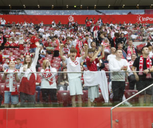 Kibice na meczu Polska-Nigeria